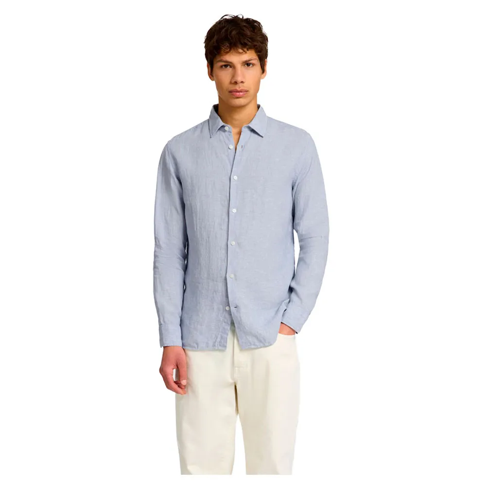 Selected Regkylian Linen Classic long sleeve shirt
