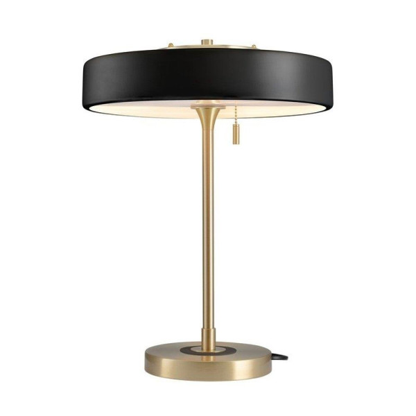 Lampa stołowa ARTDECO czarno - złota stojąca