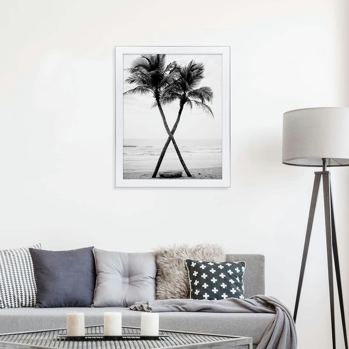 NEWTON - Cadre photo Newton acier 30x40 cm résine recyclée