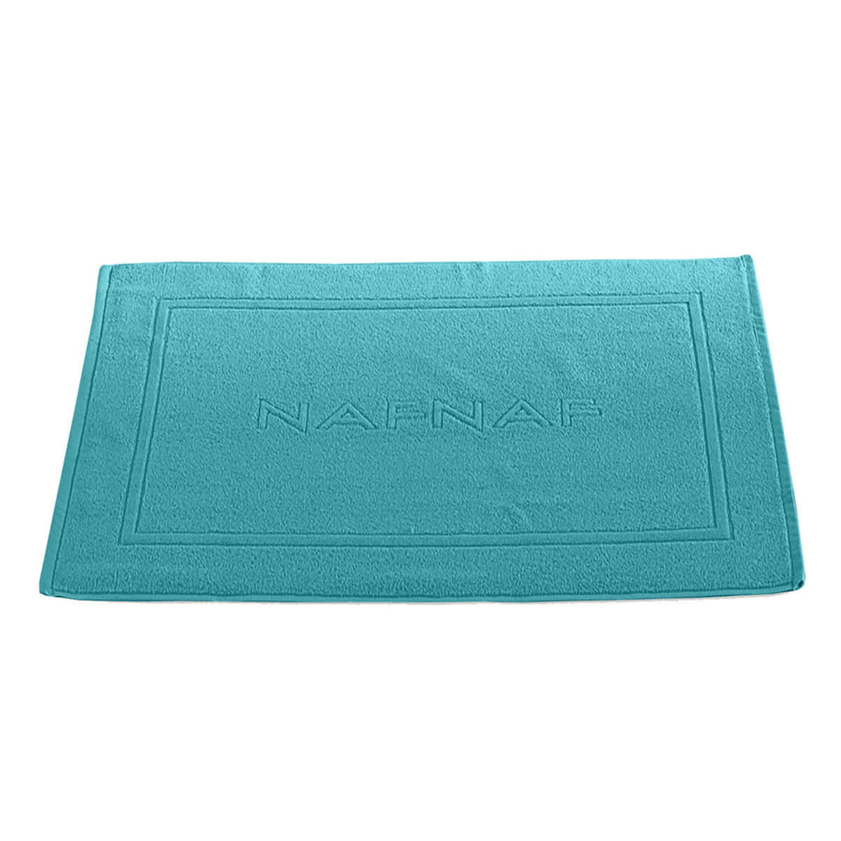 CASUAL TAPIS DE BAIN - Tapis de bain 750gr/m2 en coton turquoise 50x80
