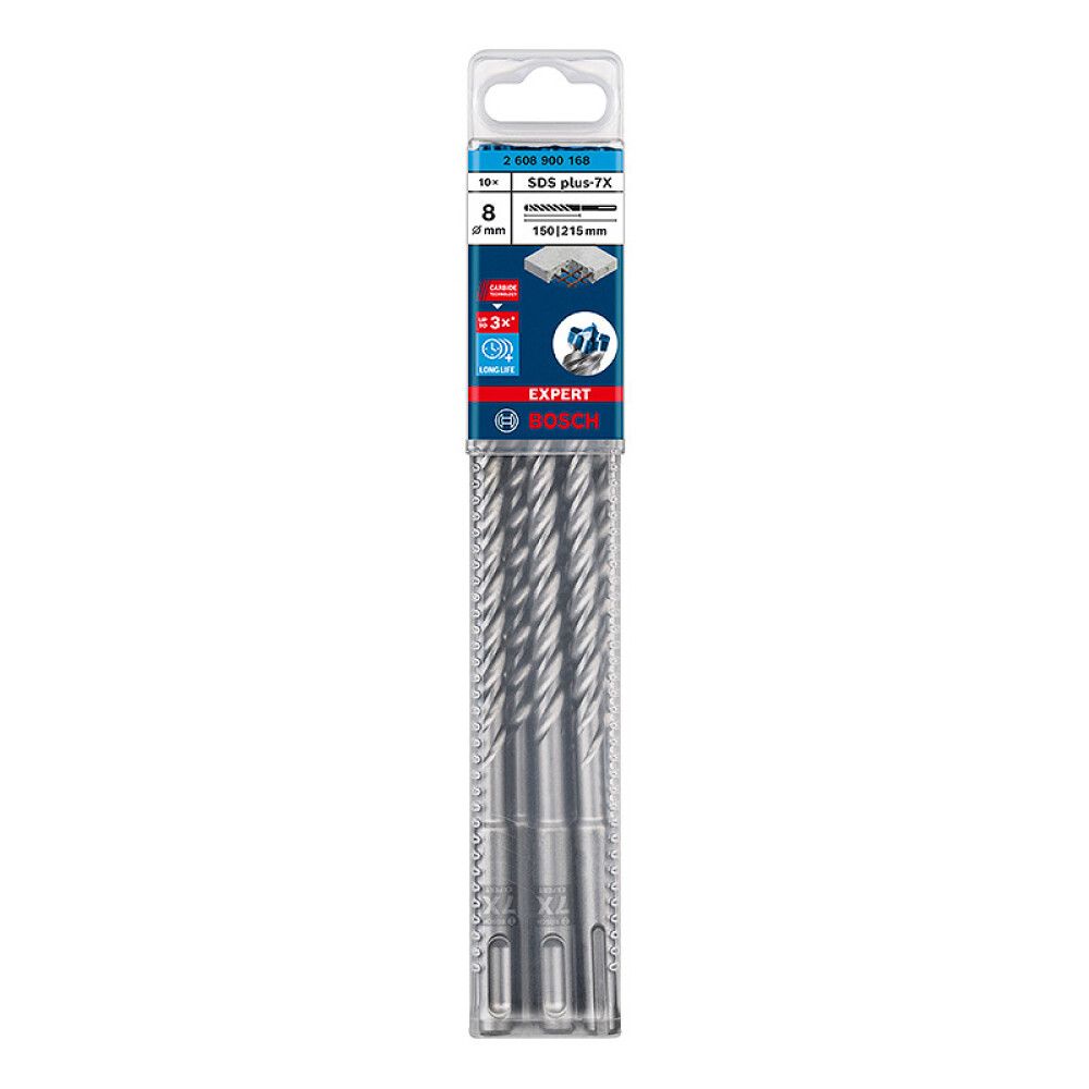 HAMMERBOR BOSCH SDS-PLUS 7X 8X215MM 10STK