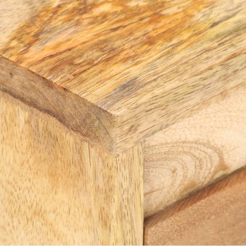 NNEVL Bedside Cabinet 40x30x45 cm Solid Mango Wood