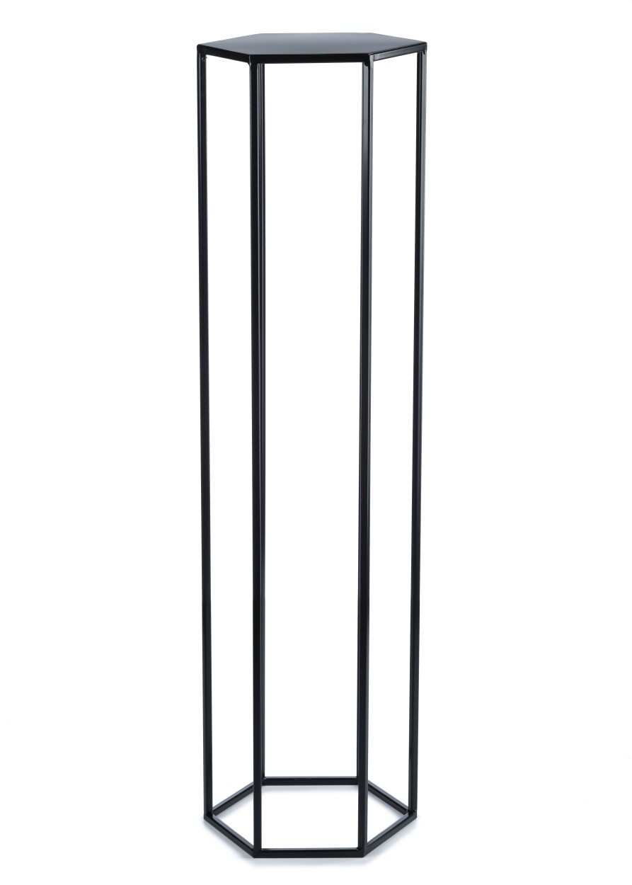 Kwietnik stojak na kwiaty czarny 100 cm LOFT