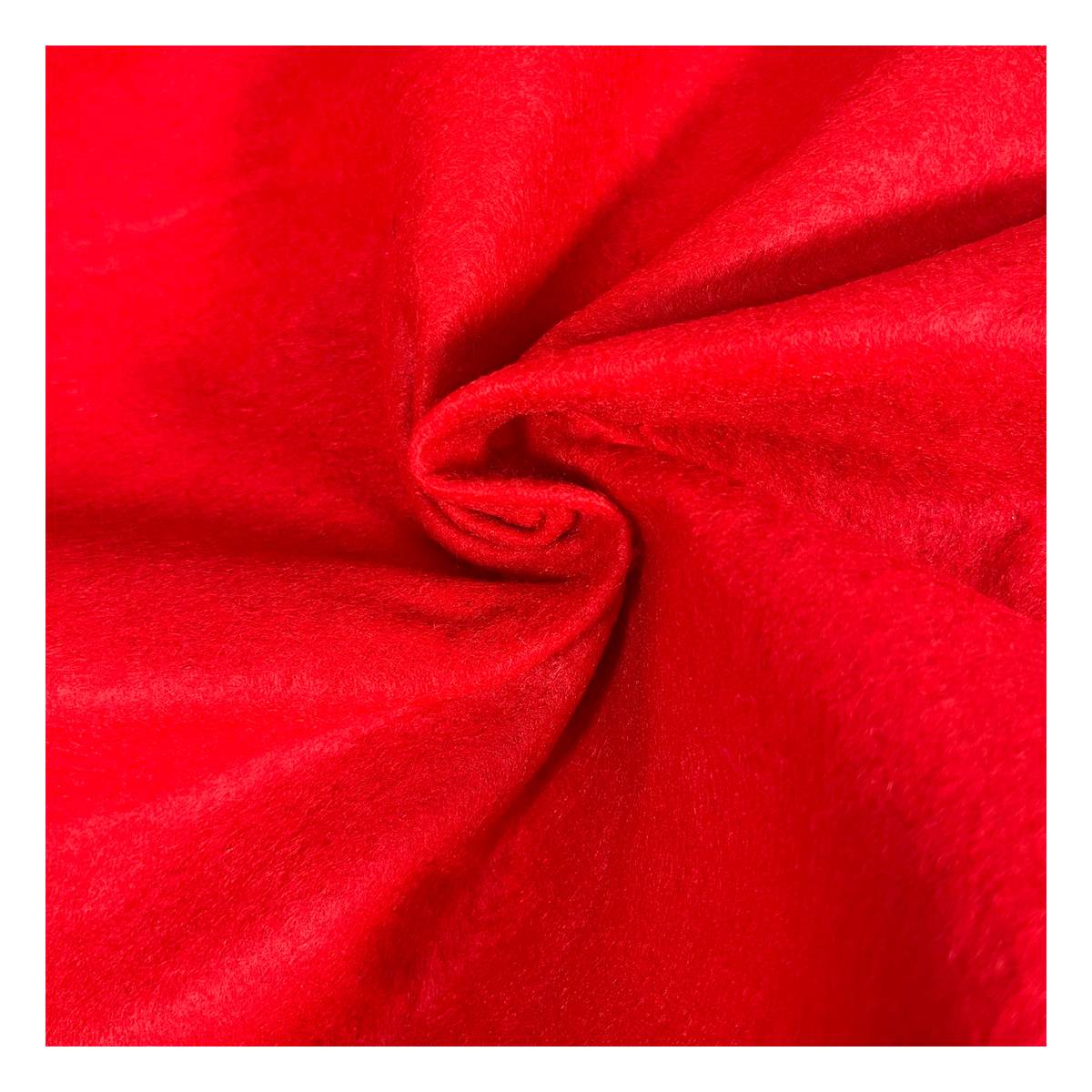 Red Felt Fabric by the Metre