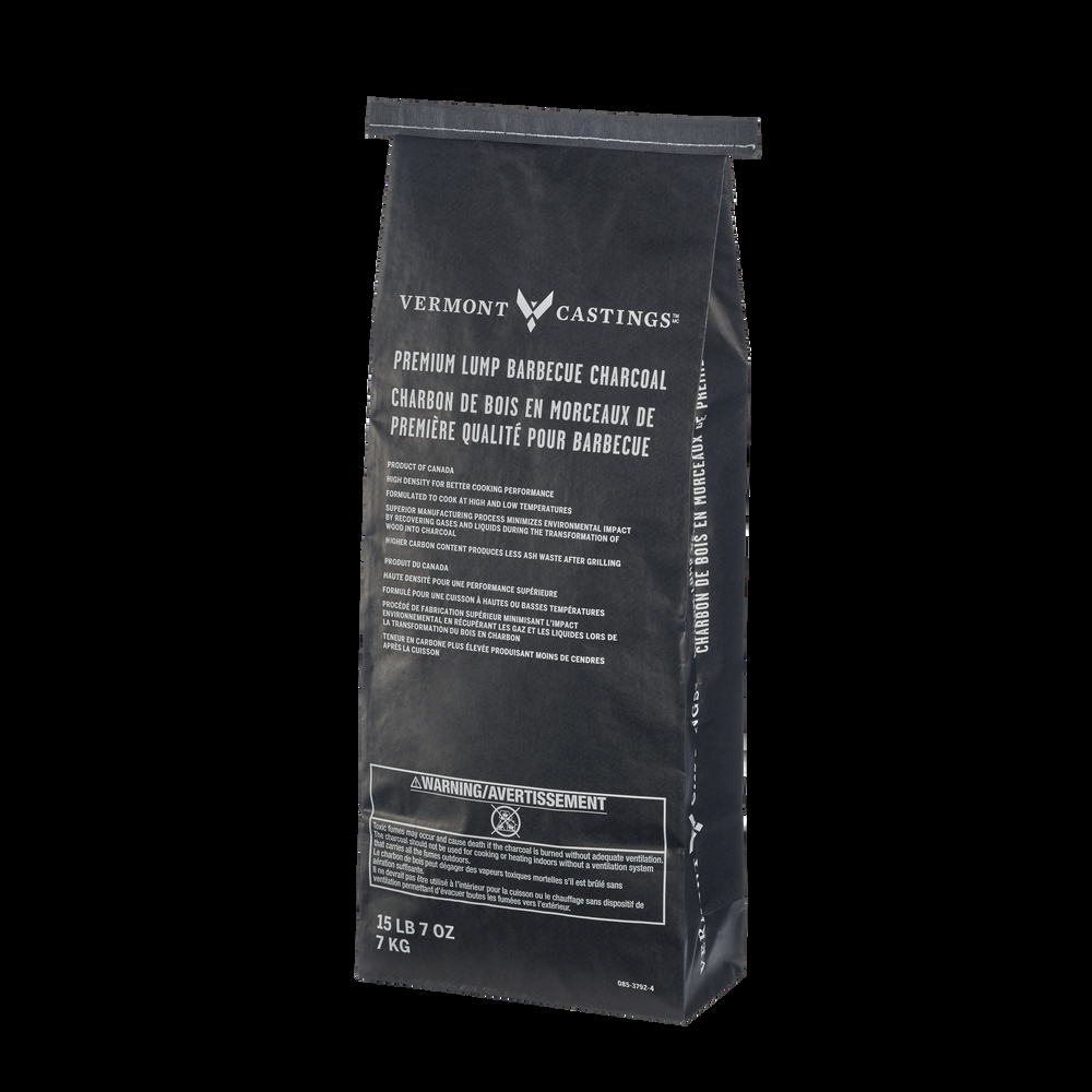 Vermont Castings Premium High Density Lump Charcoal For BBQ Grilling, 7-Kg