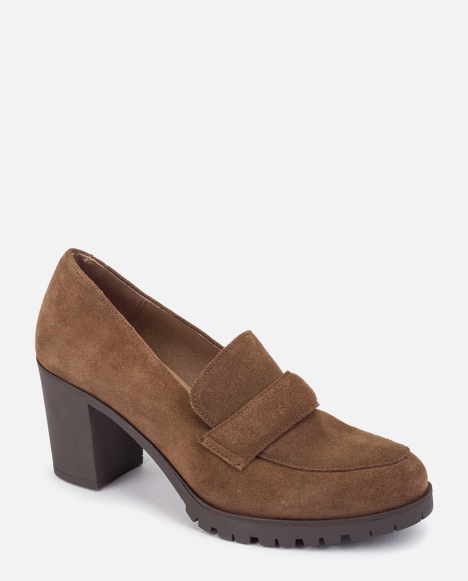 Zapato de tacón PRAGA-013 marrón