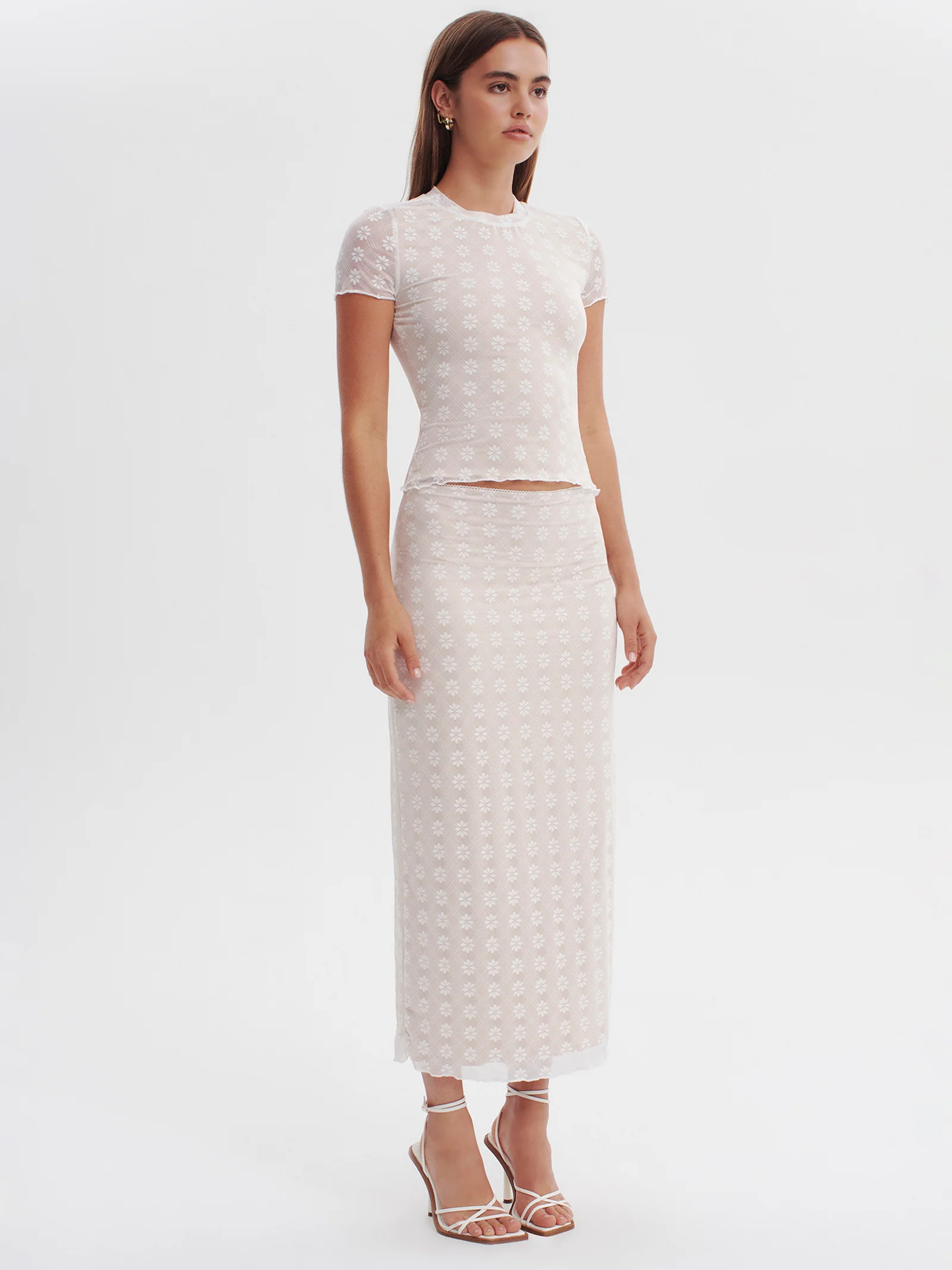 Margo Lace Midi Skirt