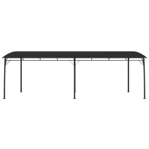 Zadaszenie ogrodowe Antracyt 6 x 3 x 2.55 m Poliester vidaXL
