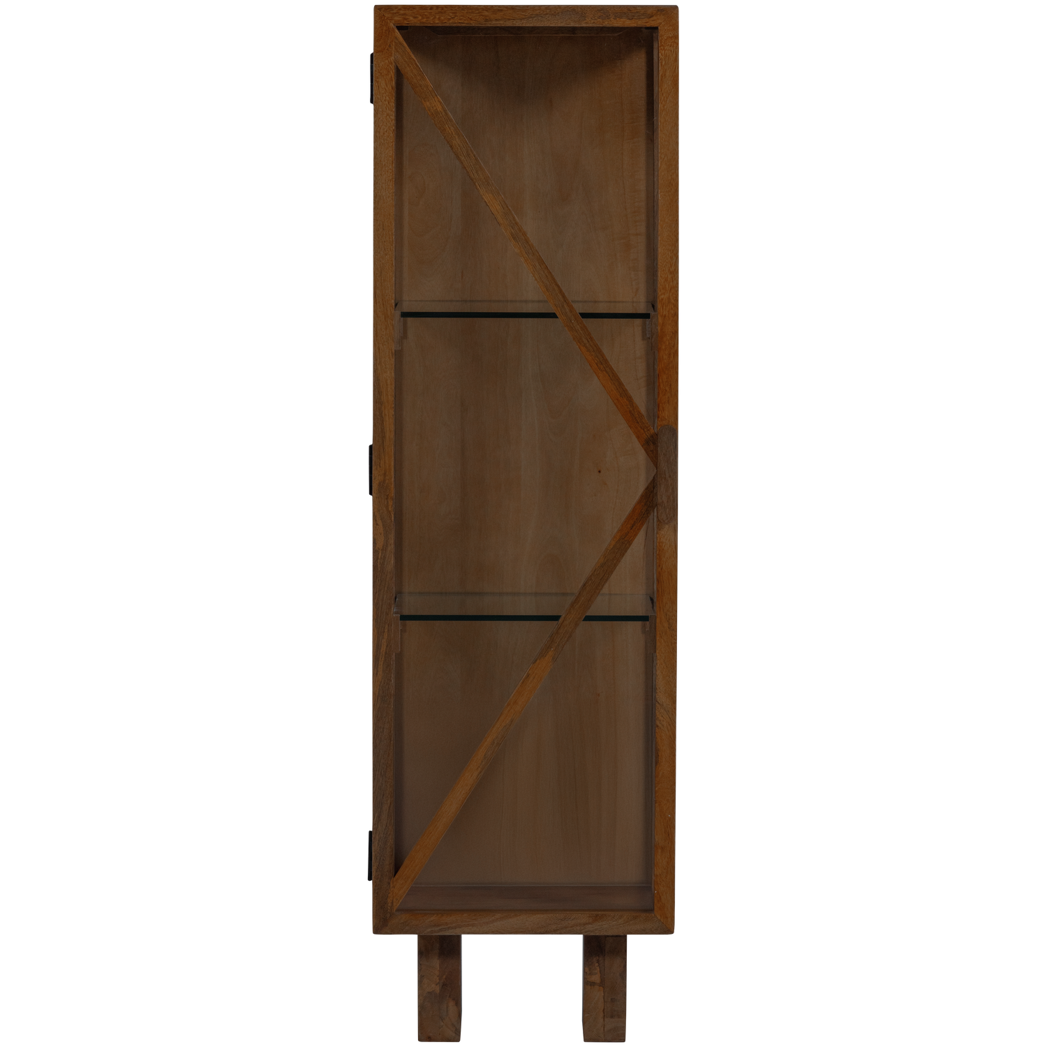 WOOOD kast 1-deurs Kella - Mango Hout - Bruin - 137x40x39