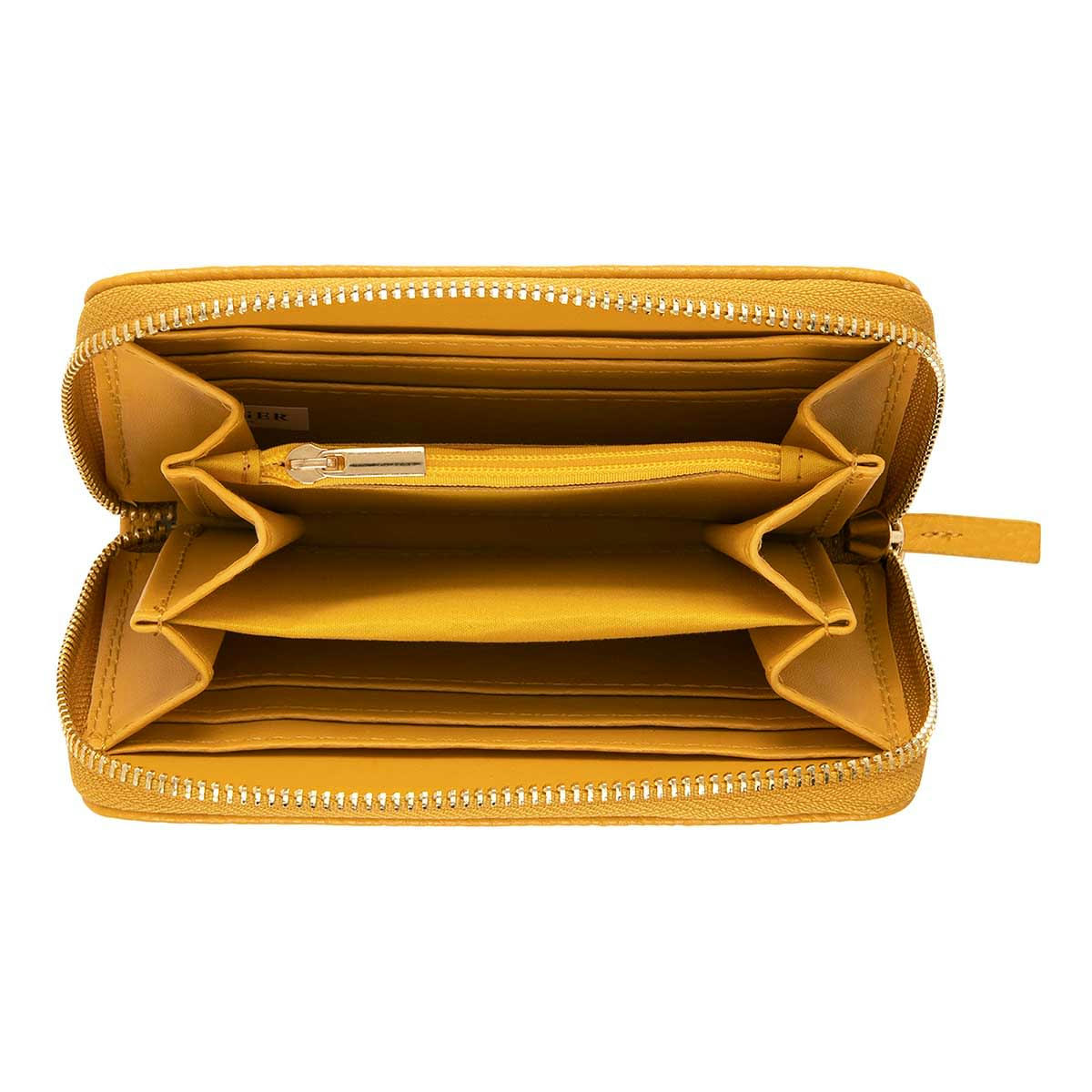 - Portefeuille Femme - Jaune Moutarde