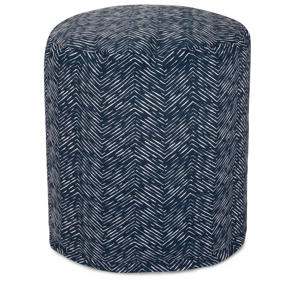 Majestic Home Goods South West Indoor / Outdoor Ottoman Pouf 16 L x 16 W x 17 H