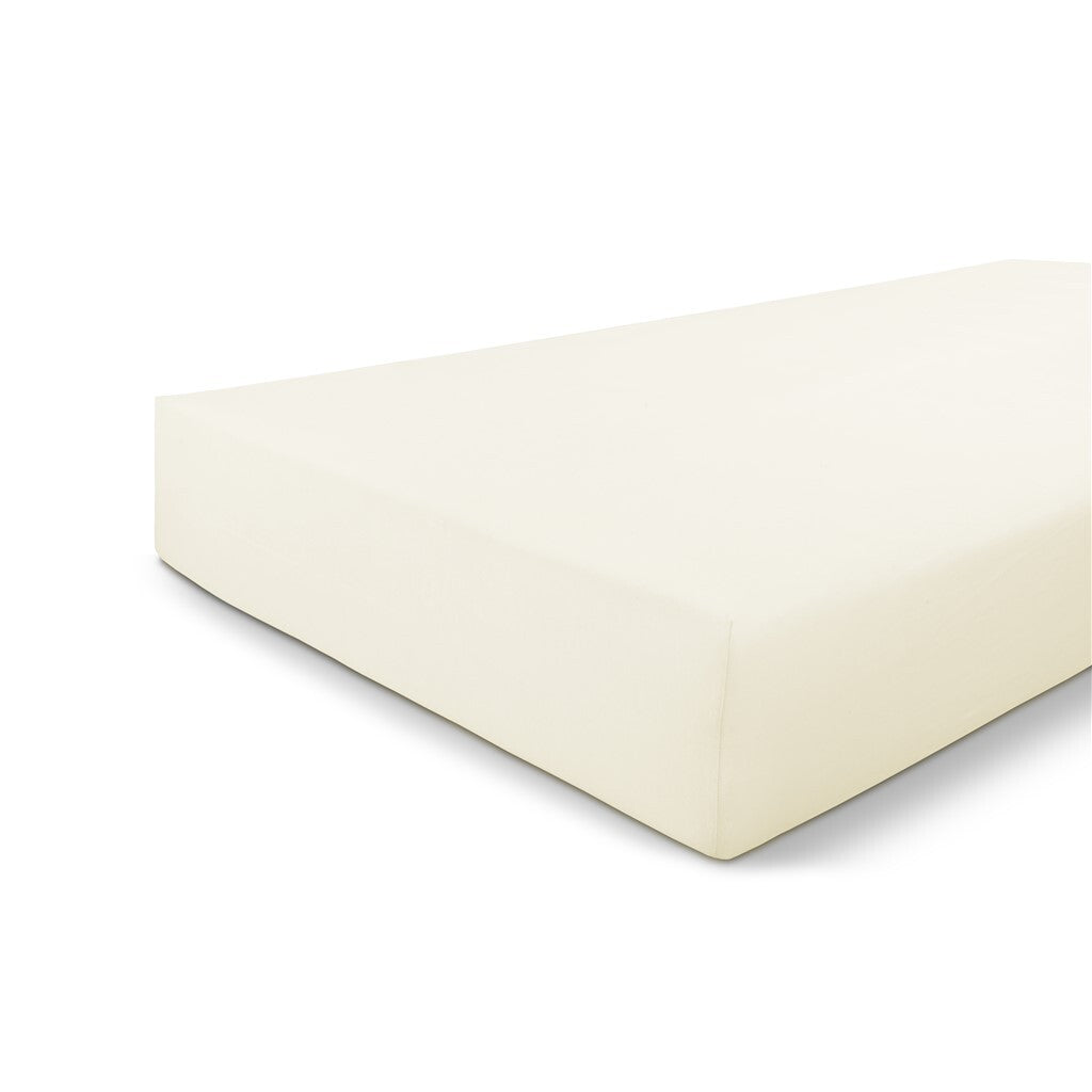 Byrklund - Hoeslaken Jersey - 80x200 cm - Off White