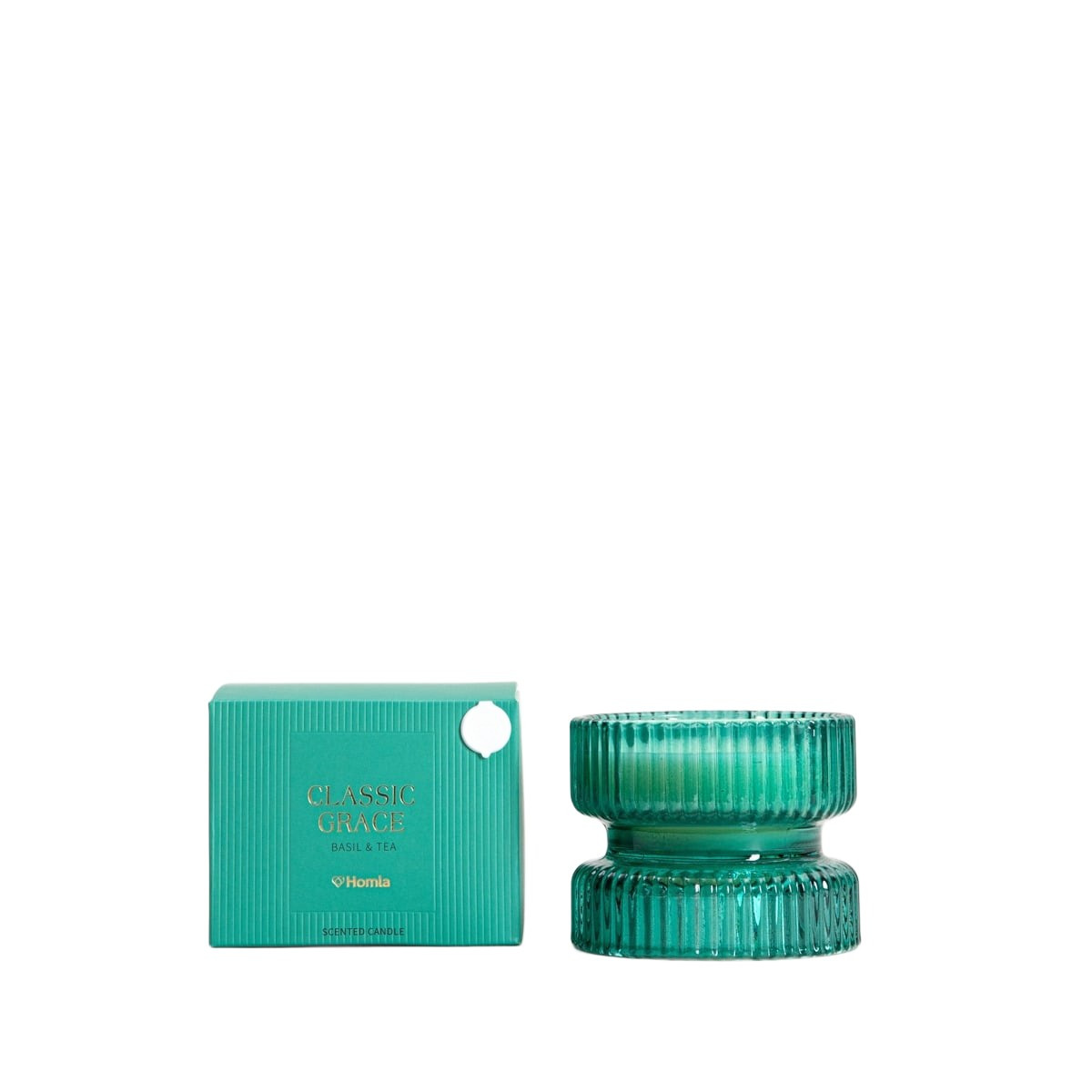 Świeca zapachowa CLASSIC GRACE Basil&Tea 85 g HOMLA