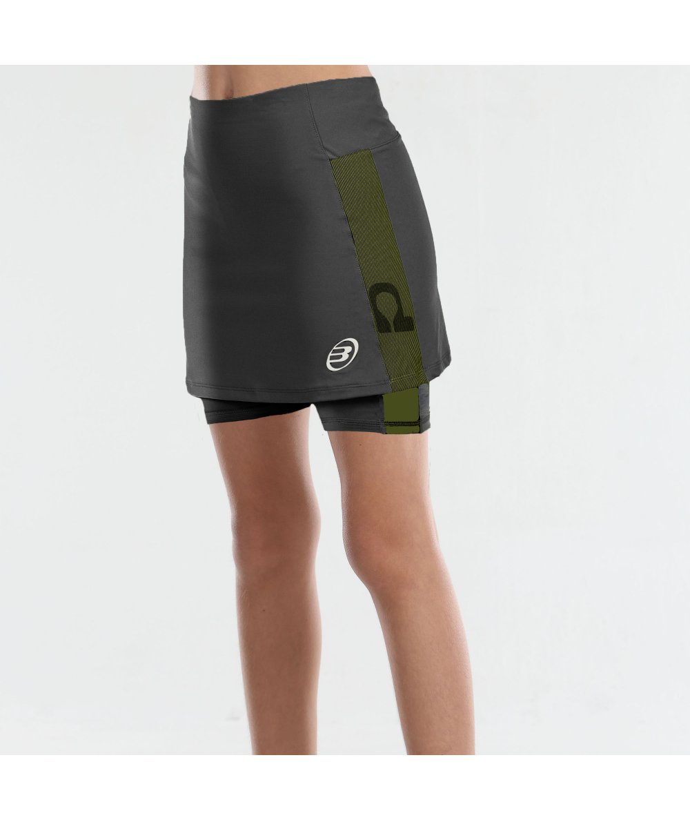 FALDA BULLPADEL PORTOA G NEGRO