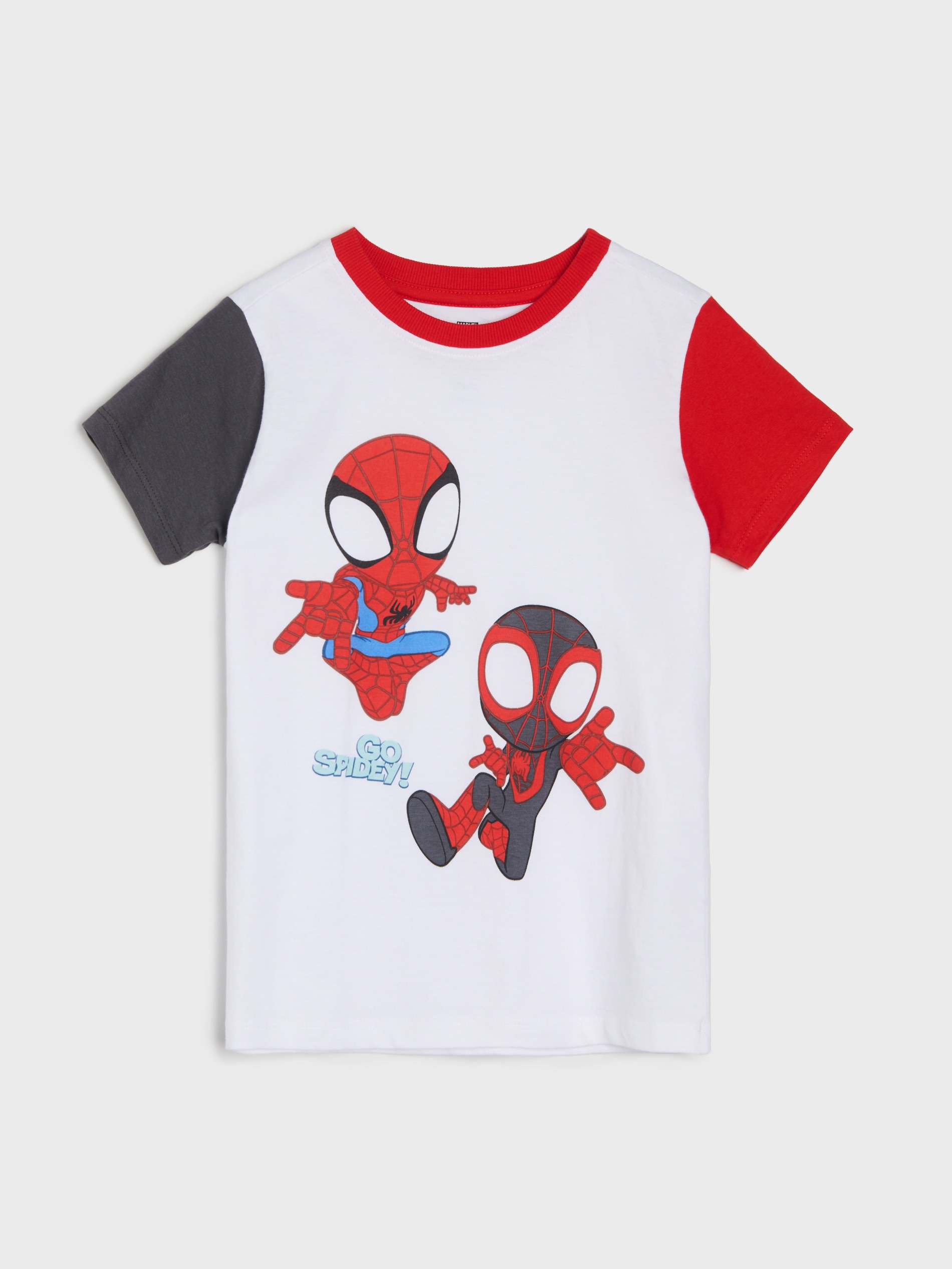 Bawełniany komplet: koszulka i szorty Spider-Man