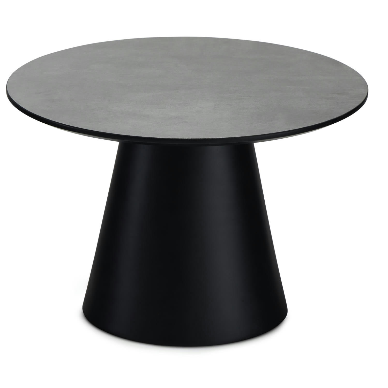 TANGO - Table basse ronde style scandinave gris