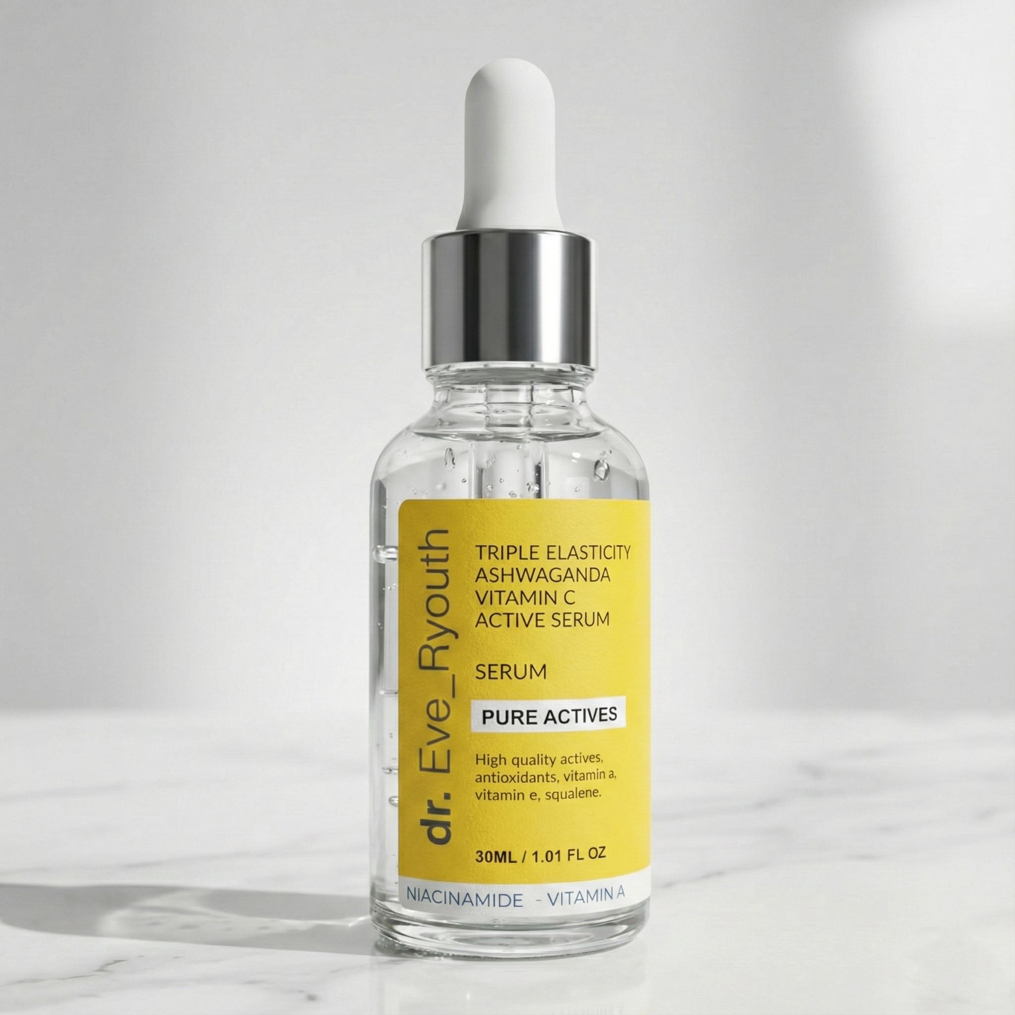 dr. Eve Ryouth Triple Elasticity Ashwaganda Vitamin C Powerful Active Anti-Aging Serum 30ml