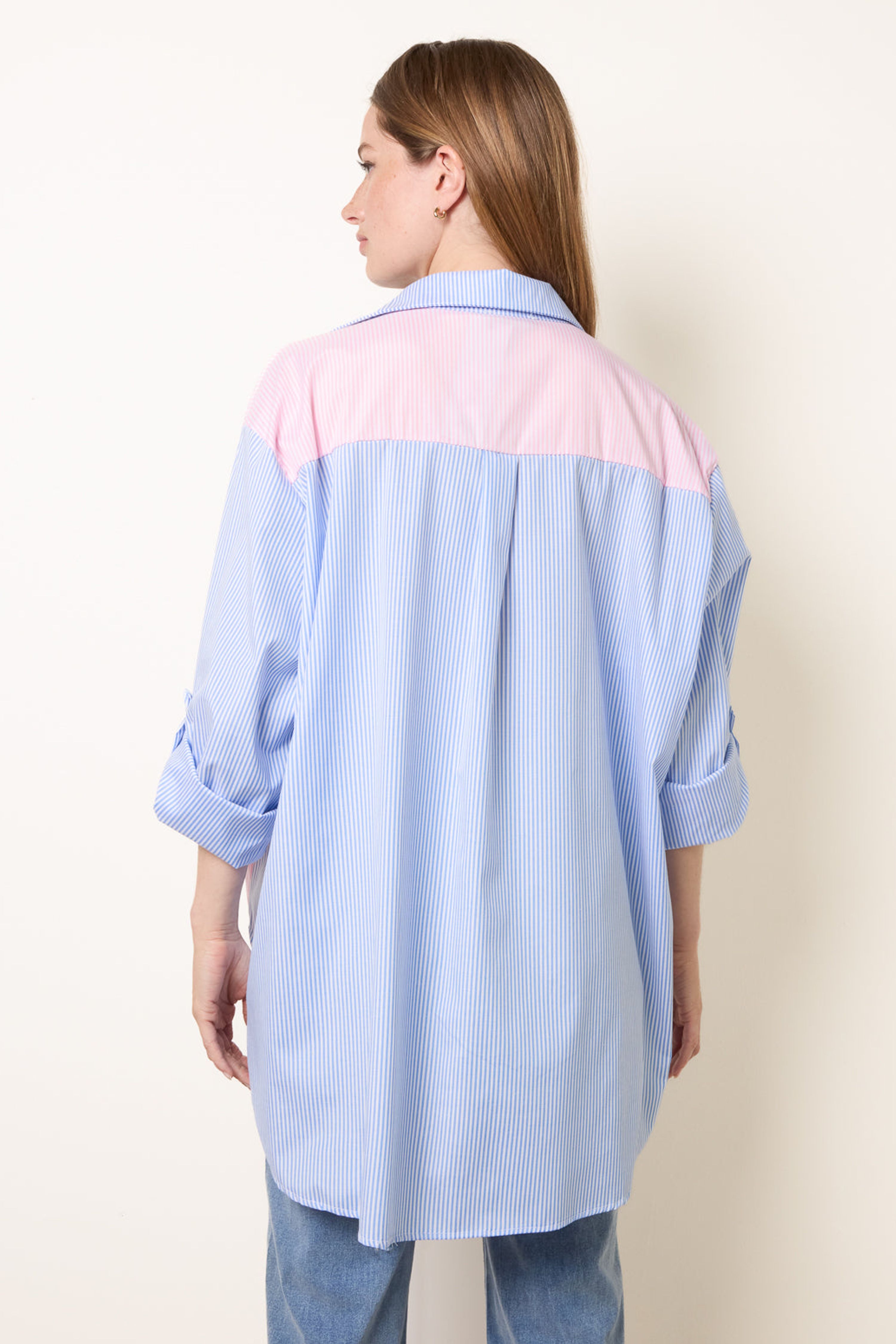 Blue Vanilla Multi Multi Coloured Stripe Shirt