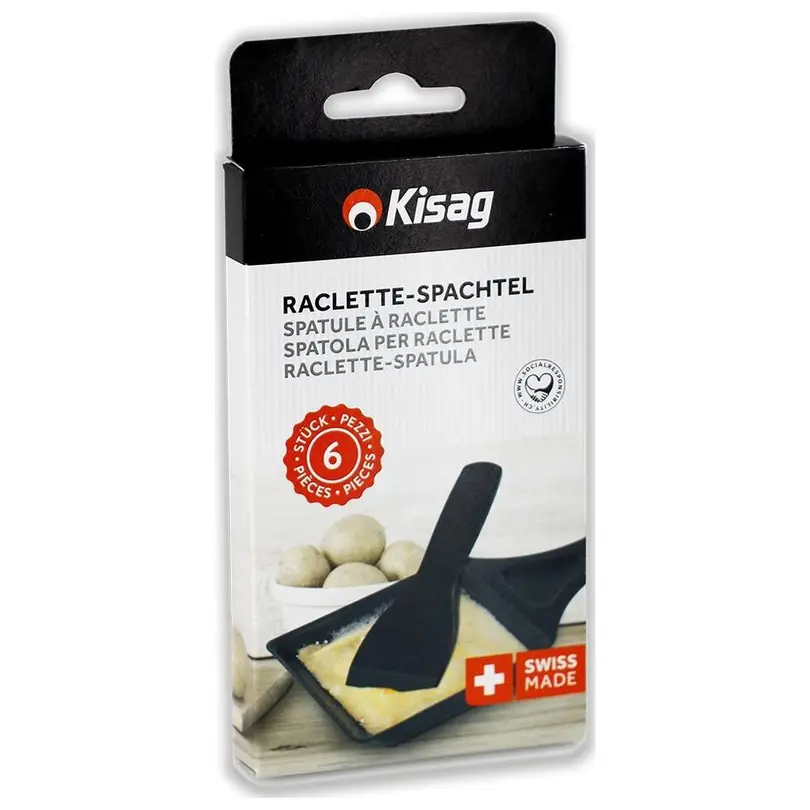 Raclettespachtel 6er-Set Kisag
