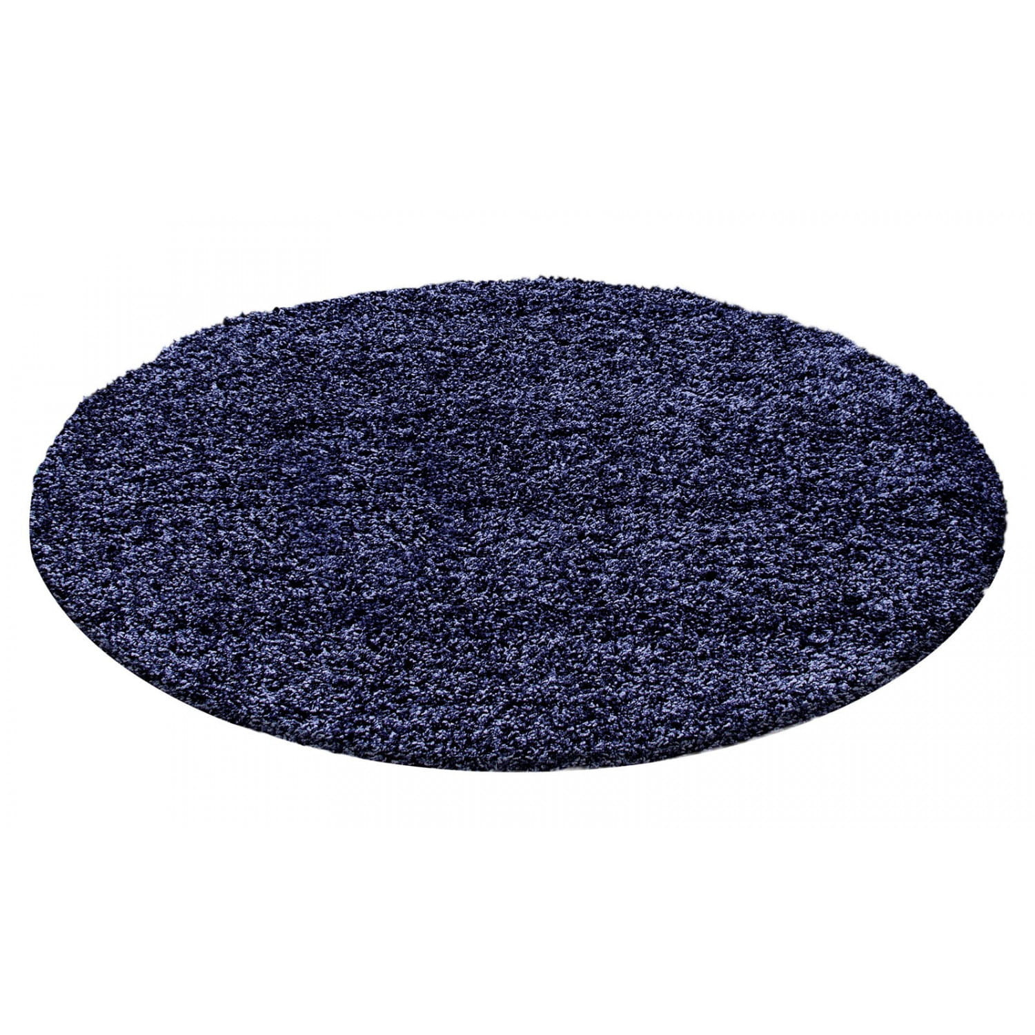 Dywan Shaggy Granatowy 80 cm x 80 cm koło