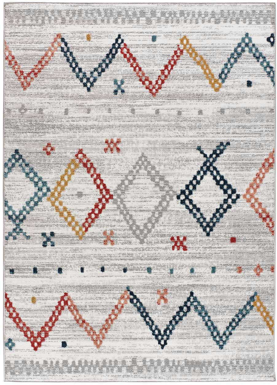 AUSTIN - Tapis ethnique multicolore, 200X300 cm