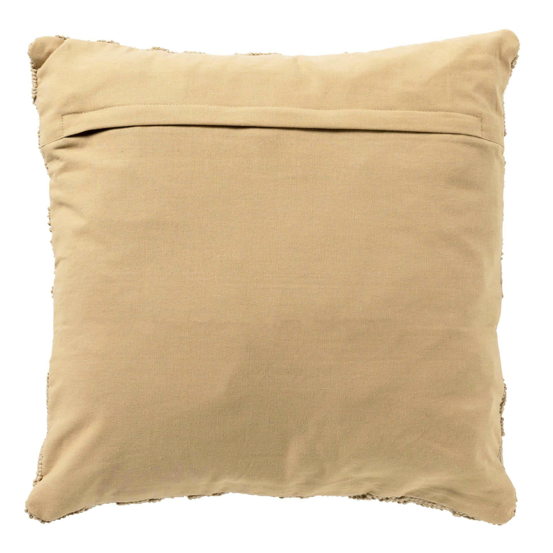 - Housse de coussin beige en coton-45x45 cm avec motif fleuri