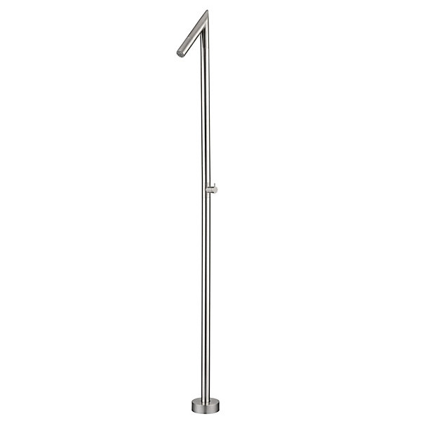 Douche en acier 316 resistant elegant avec diffuseur anticalcaire piscine