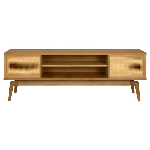 RACK 2 PORTAS DE CORRER 1,80 M X 40 CM COM PALHINHA ARES
