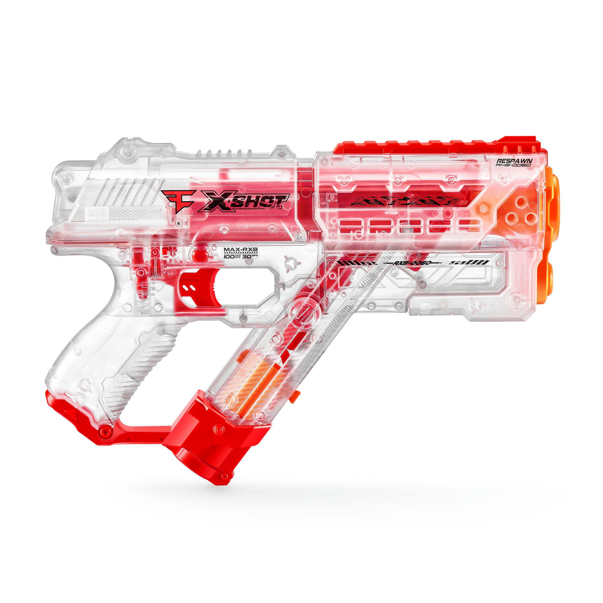 X-Shot Faze Clan Respawn Open Box Round Dart Blaster, 12 Dart Balls, Ages 14+