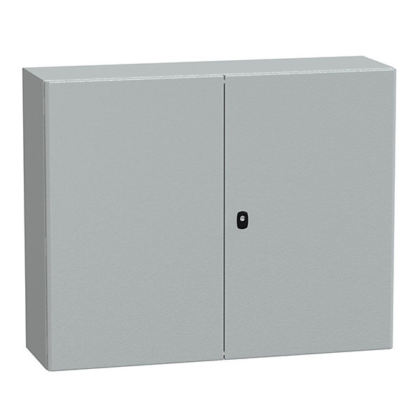 Nsys3d81030dp Coffret Métallique étanche Ip55 - 800x1000x300 - 2 Portes - Plaque Fournie - Spacial S3d - Schneider Electric