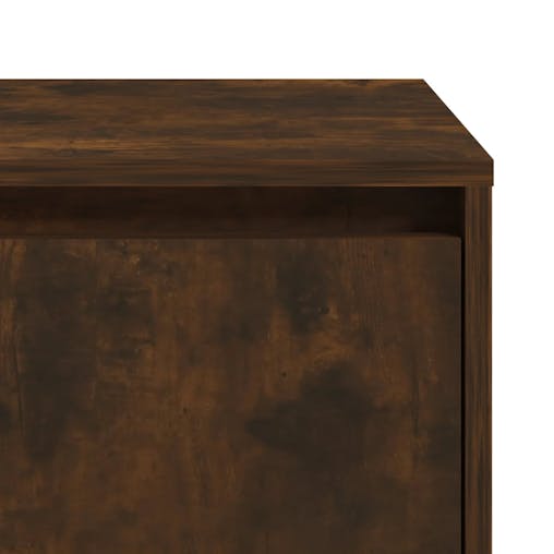 NNEVL Bedside Cabinets 2 pcs Smoked Oak 45x34x44.5 cm Chipboard