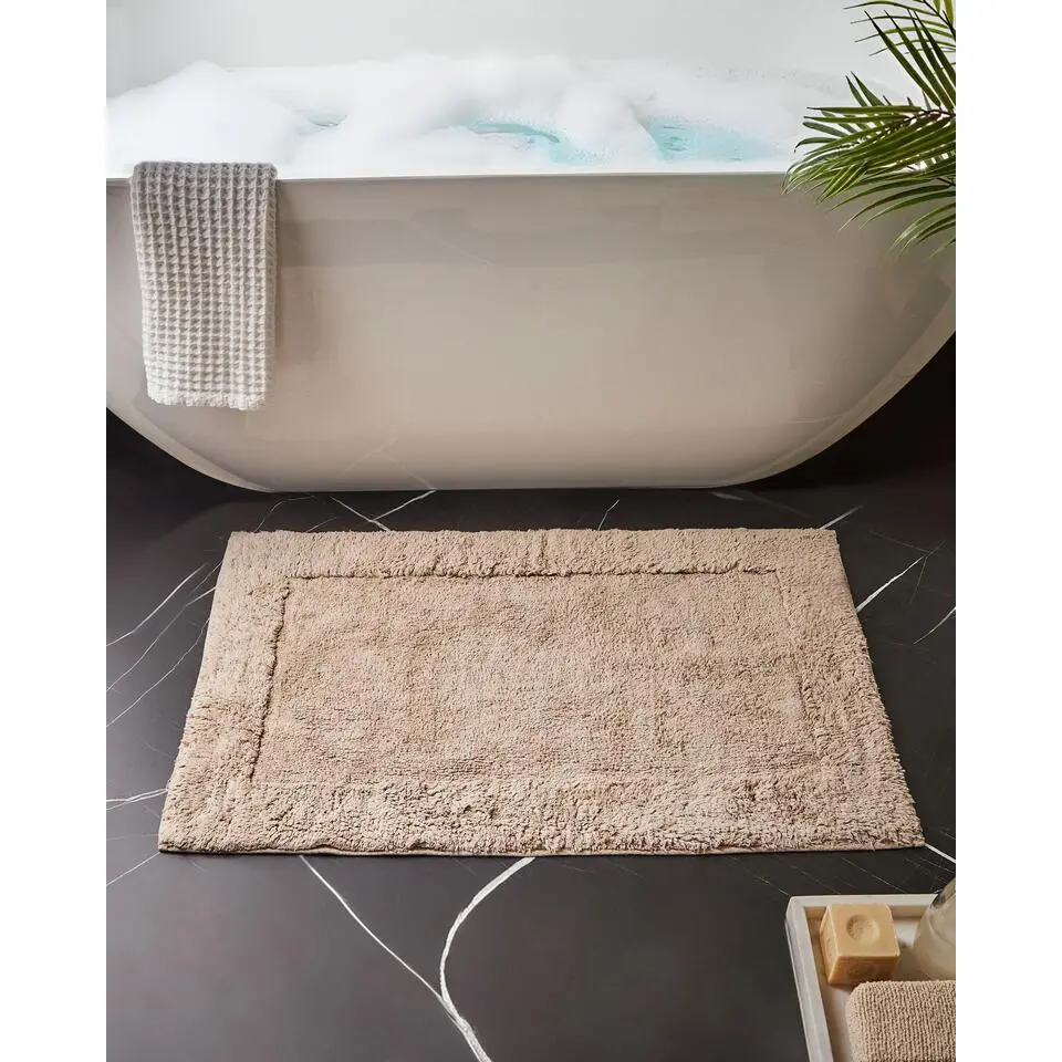 BABAIL - Badmat - Lichtbruin - 60 x 90 cm - Katoen