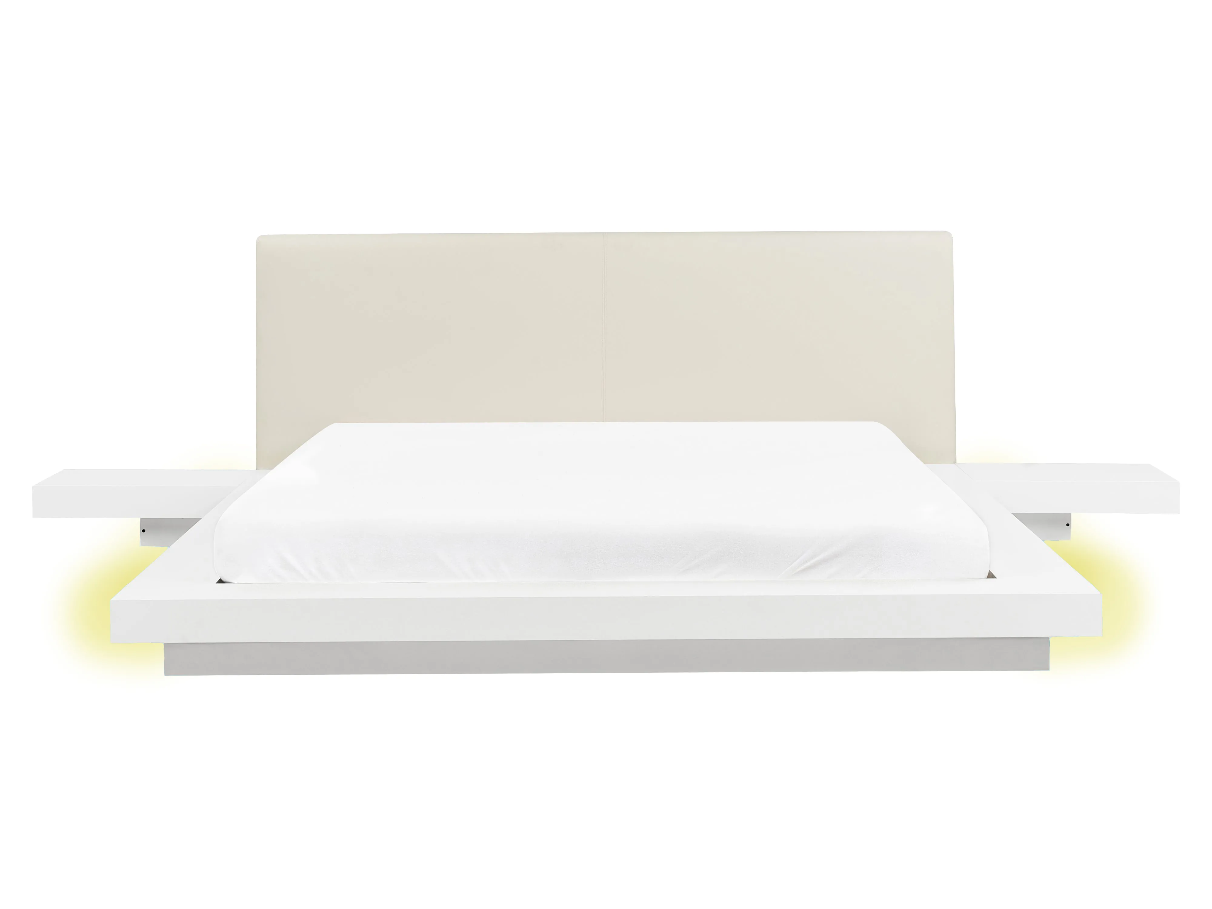 Bed ZEN 160 x 200 cm (EU King Size) White