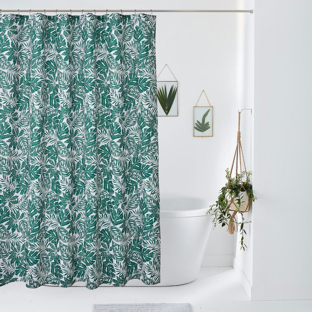 Rideau de douche imprimé, Ficus