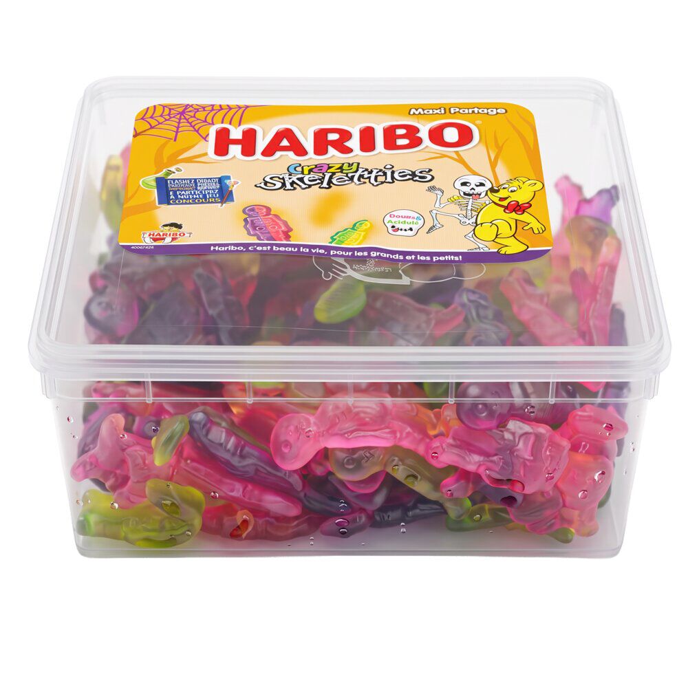 Bonbon Haribo Crazy Squelette 1kg