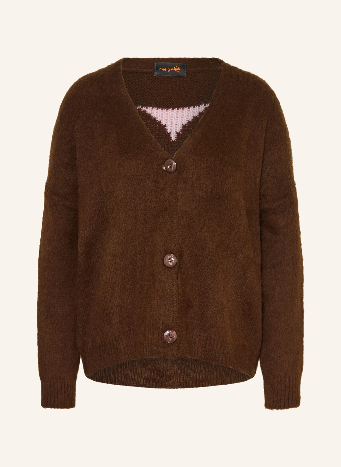 miss goodlife Strickjacke mit Alpaka