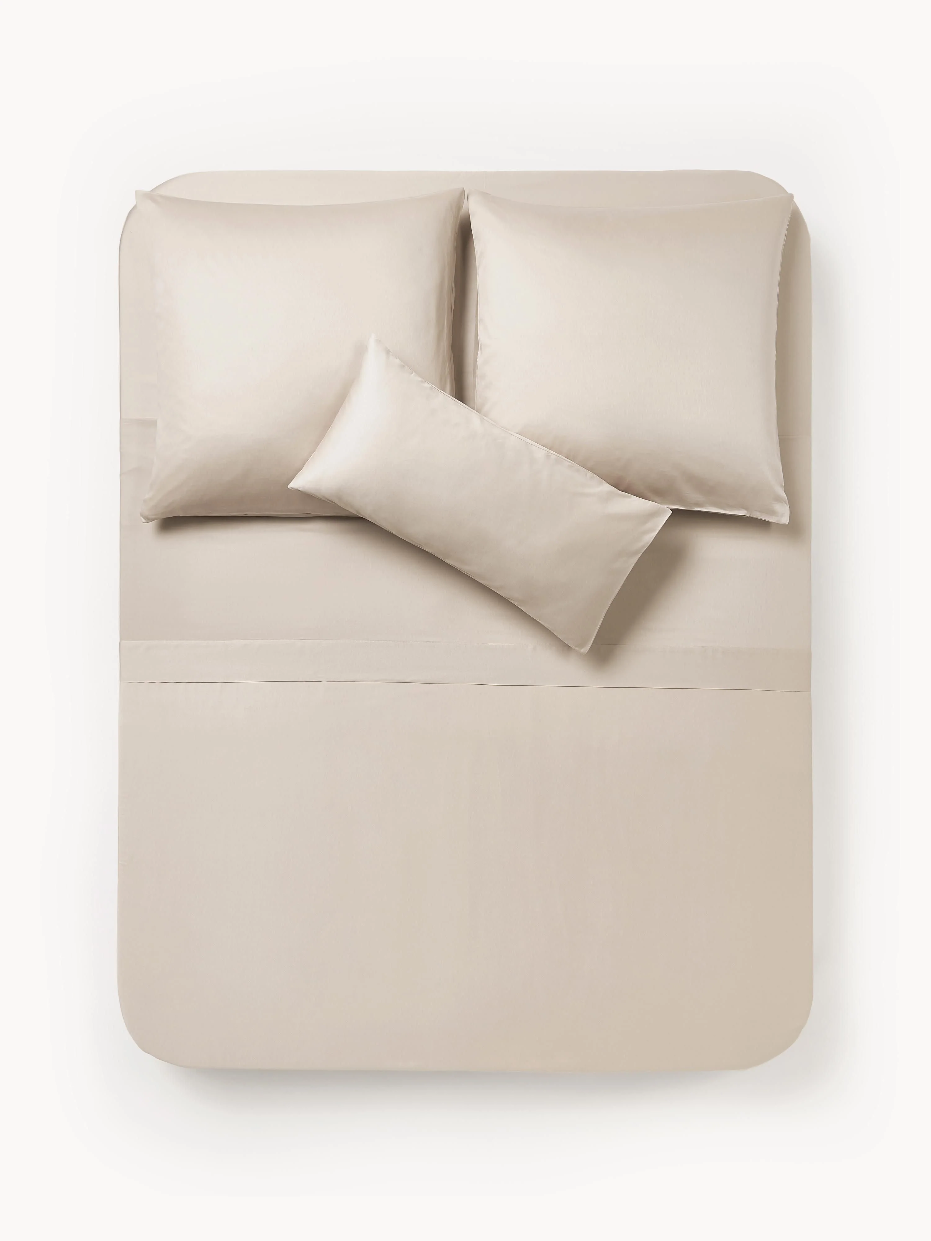 Baumwollsatin-Betttuch Comfort