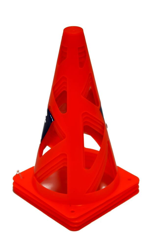 Matrix Collapsible Sports Agility Training Pylon Cones/Field Markers, 9-in, 4-pk