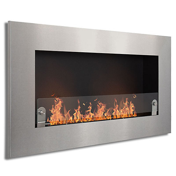 Cheminée éthanol Novo XS - Coloris Inox brossé