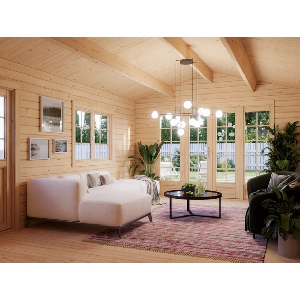 Gartenhaus »Irene«, Aufstellmaße BxTxH: 426 x 598 x 276 cm, lackiert, Holz