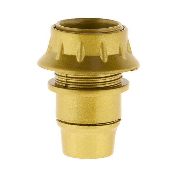Douille E14 simple bague - Doré - Zenitech