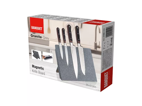 Magnetyczny stojak na noże Banquet - Granite Grey 25109004