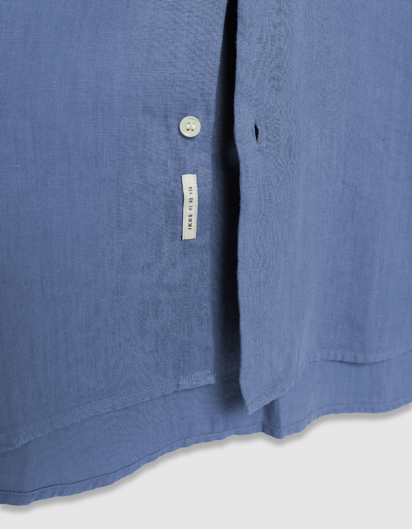 Chemise slim verte 100% lin Homme