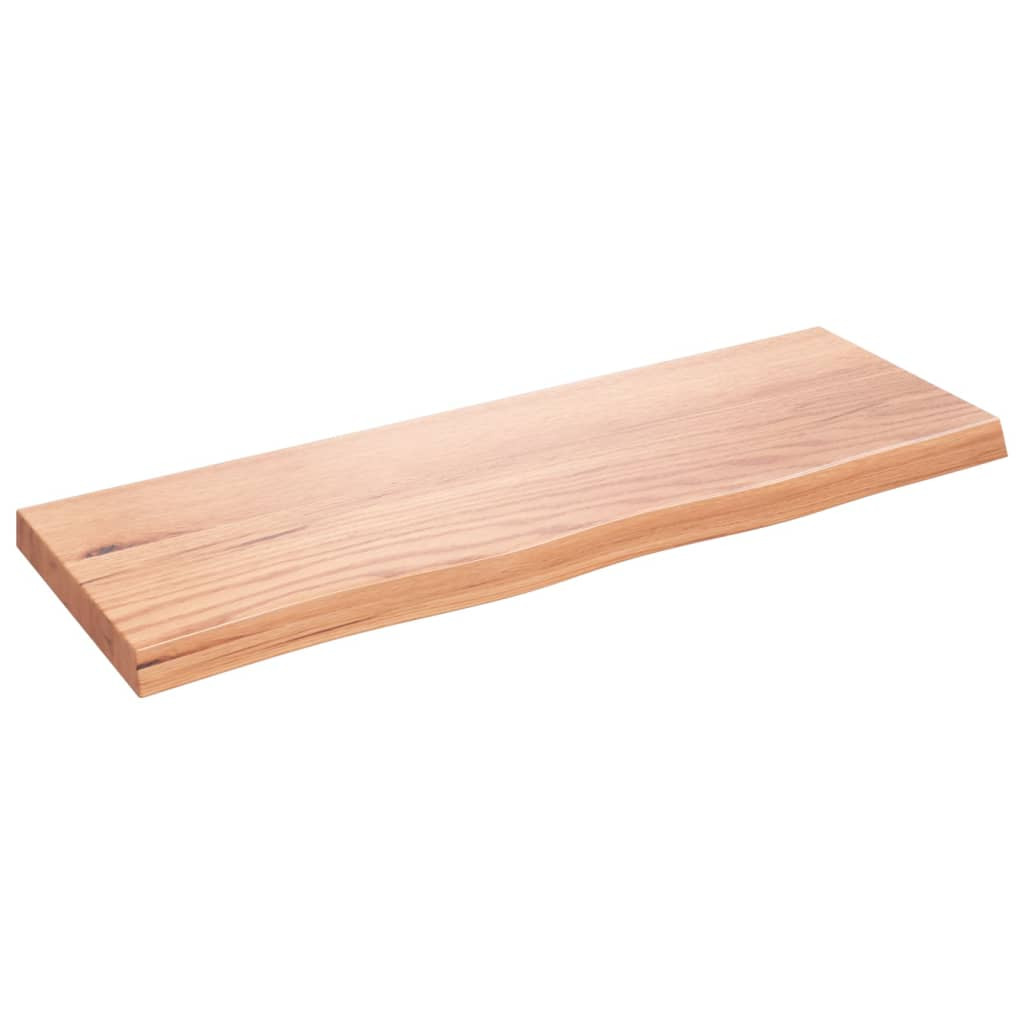 VidaXL Półka brązowa 80x30x(2-4) cm lakierowane