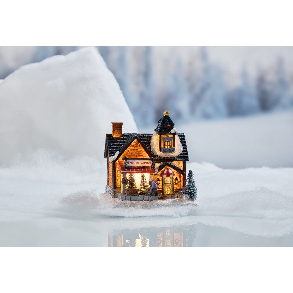 Maison lumineuse miniature 2 LED