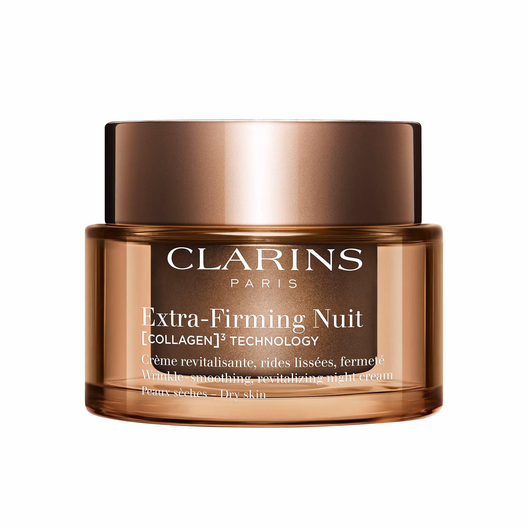 EXTRA-FIRMINGExtra-firming nuit peaux sèches rechargeable - crème anti-âge collagène fermeté