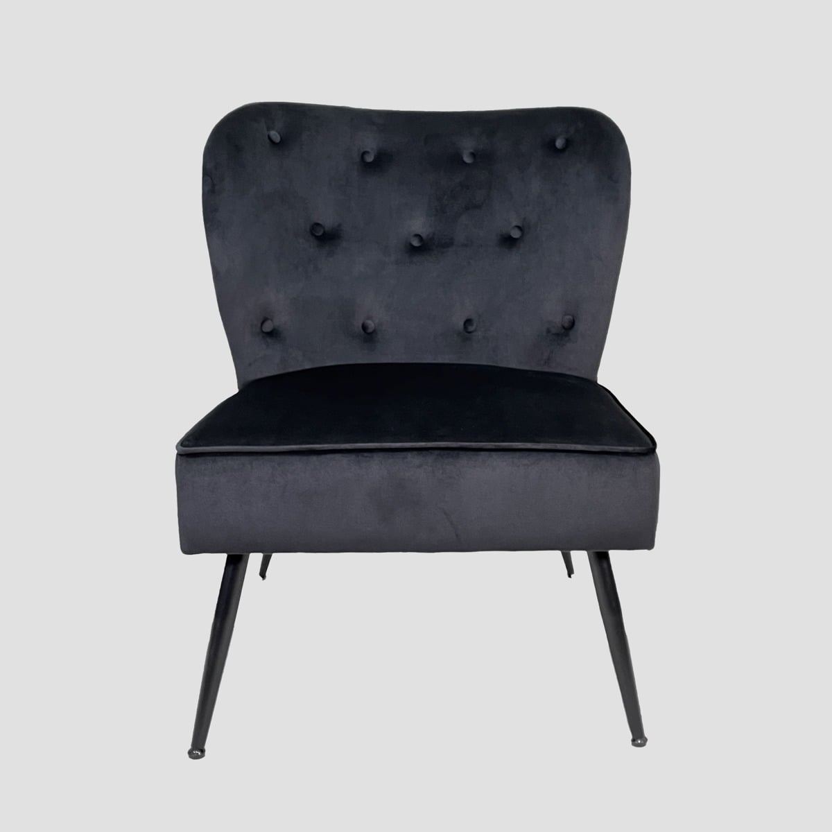 Fotel ELOYA czarny 71x75,5x86 cm