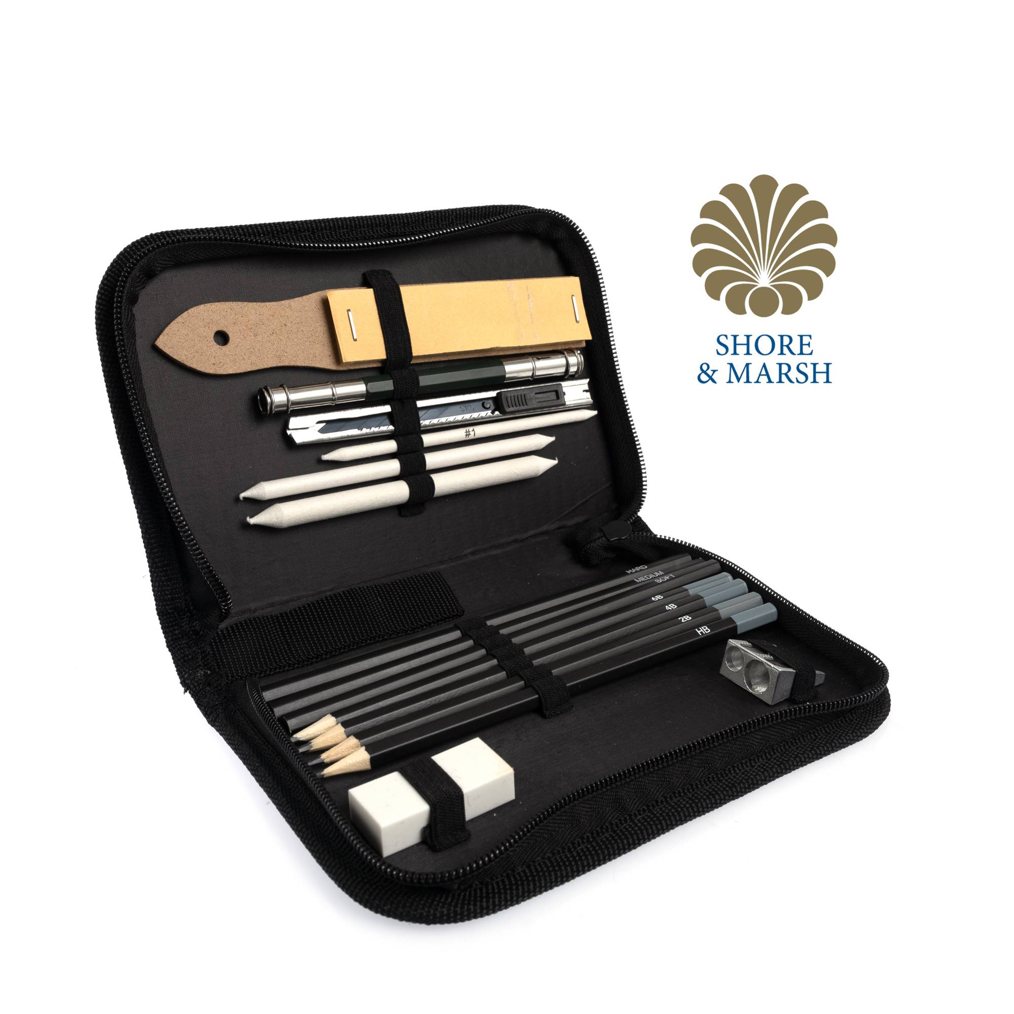 Shore & Marsh Sketching Set 16 Pieces