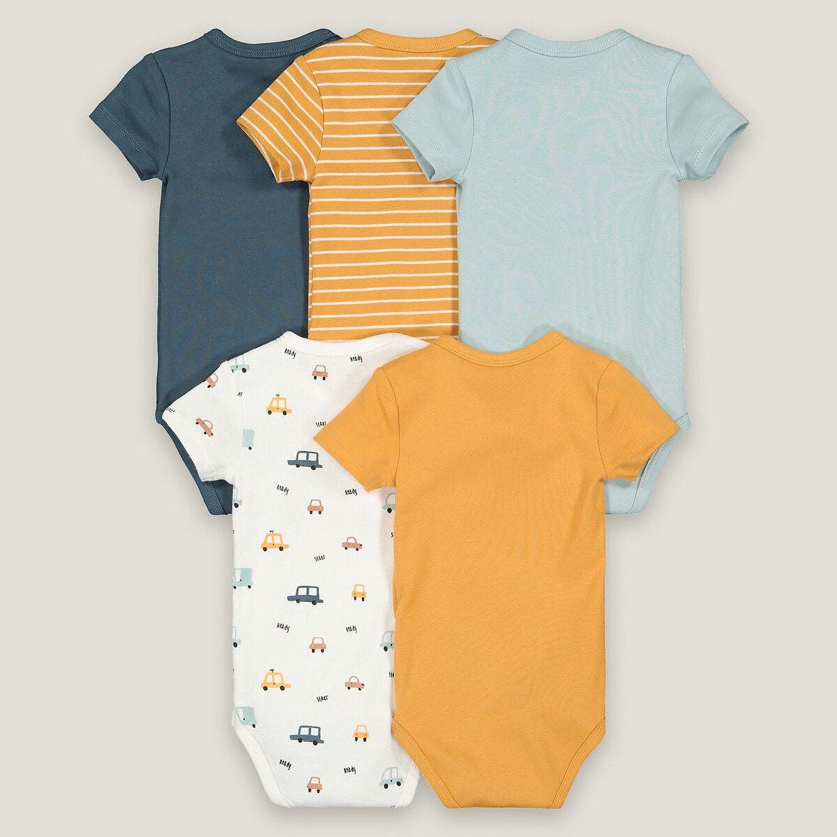 Lot de 5 bodies manches courtes