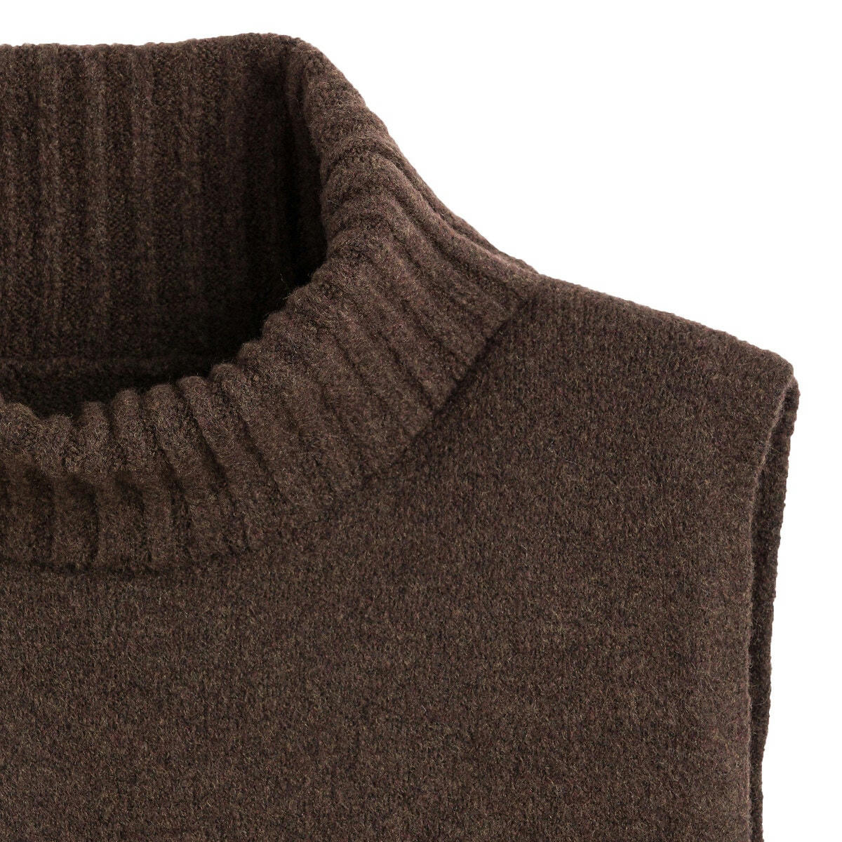 Plastron col roulé en tricot